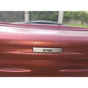 Hartmann Hardside Spinner Red Burgundy Travel Luggage